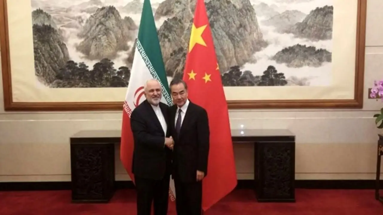 ظریف با وزیر امور خارجه چین دیدار کرد + ویدئو