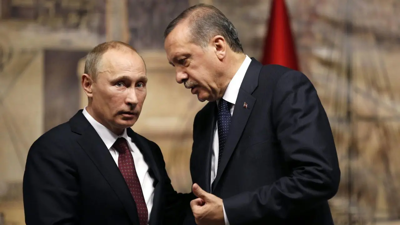 اردوغان با پوتین در روسیه دیدار کرد