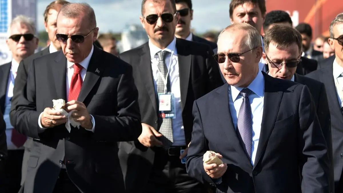 پول بستنی قیفی پوتین و اردوغان را چه کسی حساب کرد؟ + ویدئو