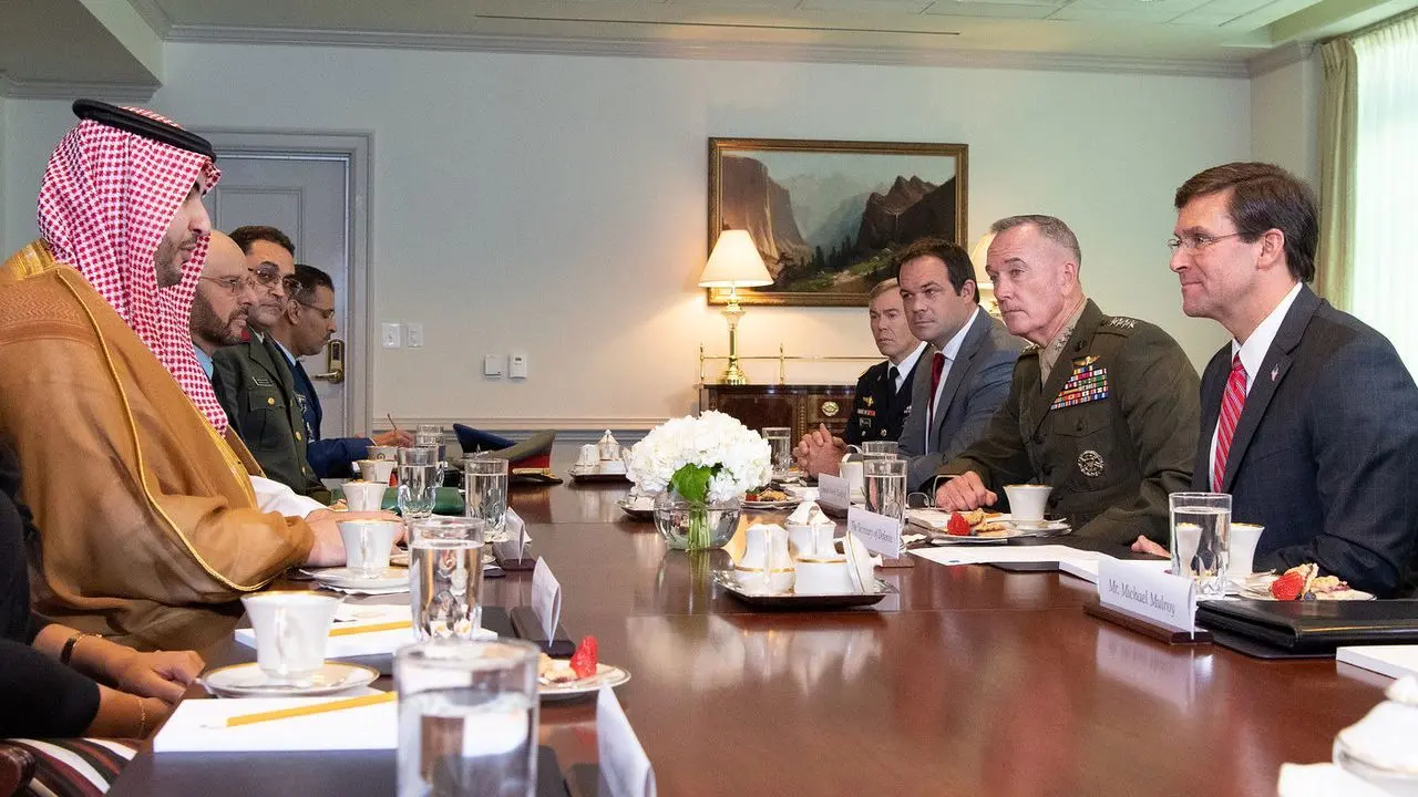 وزیر دفاع آمریکا و برادر بن سلمان در واشنگتن دیدار کردند