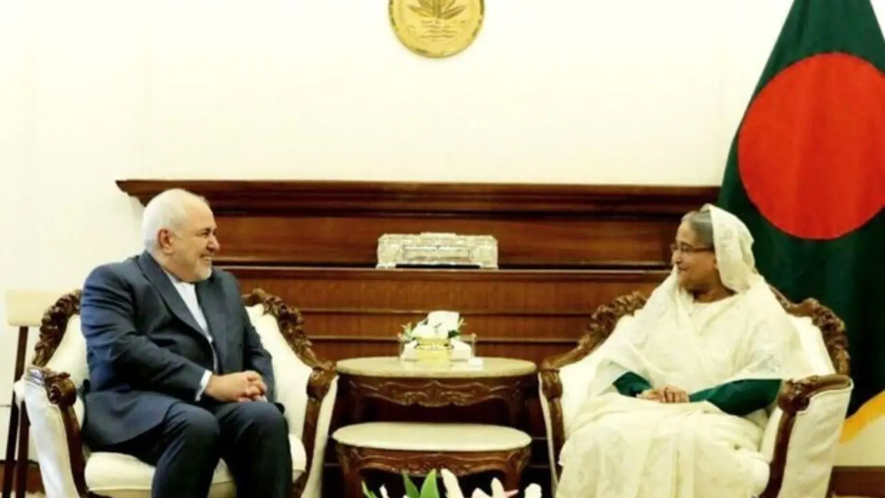 ظریف با نخست‌وزیر بنگلادش دیدار کرد
