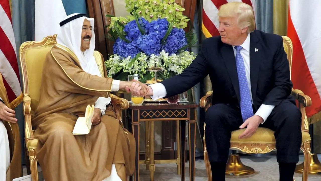 ترامپ و امیر کویت با محور حل بحران در خلیج‌فارس دیدار می‌کنند