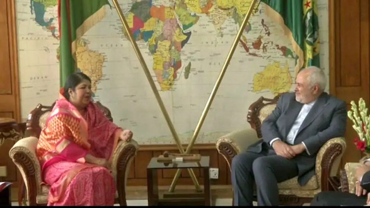 ظریف با رئیس پارلمان بنگلادش دیدار کرد