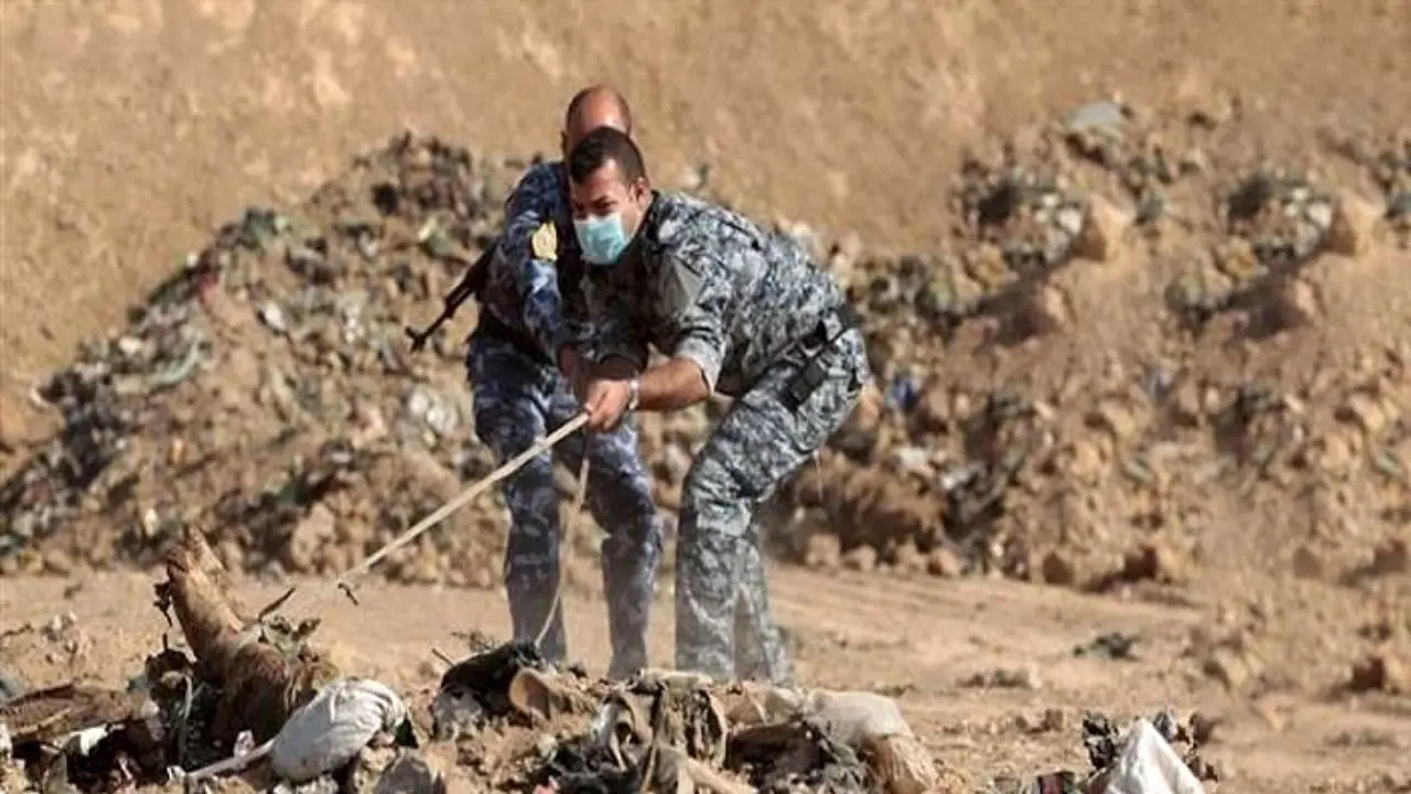 اجساد عناصر داعش در موصل کشف شد
