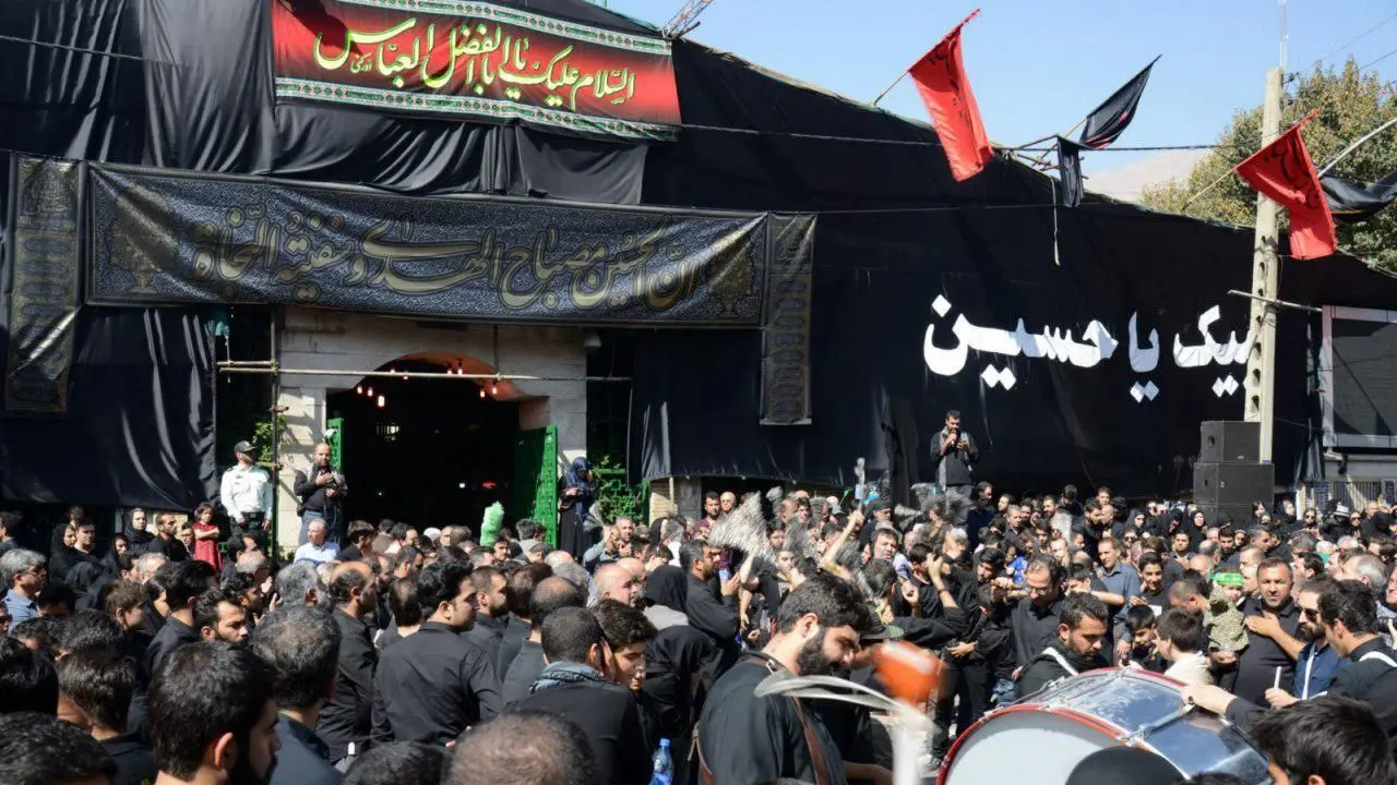 مراسم پرده خوانی عاشورا در شمال تهران برگزار می شود