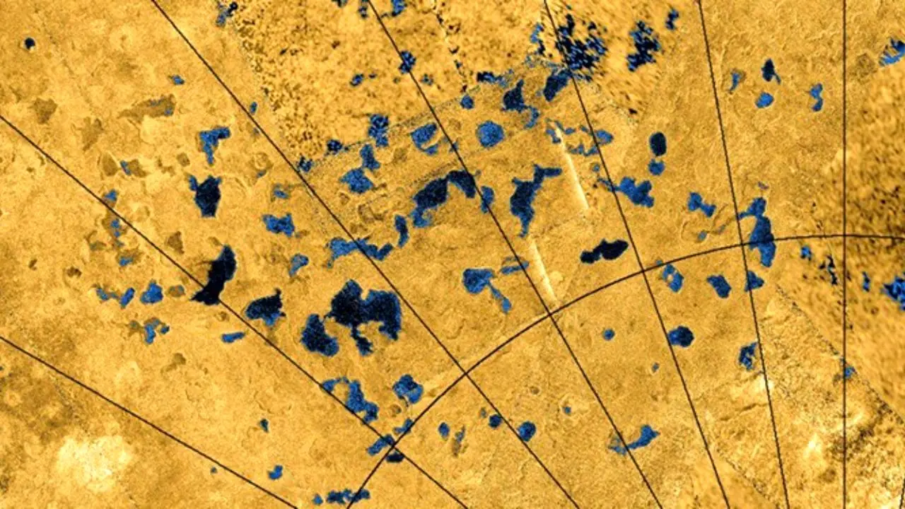 دریاچه‌های تایتان با انفجار نیتروژن شکل گرفته‌اند
