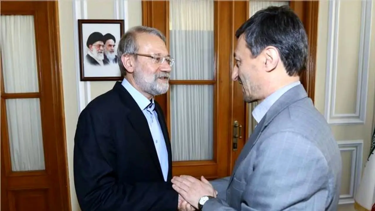دیدار فتاح با علی لاریجانی رییس مجلس