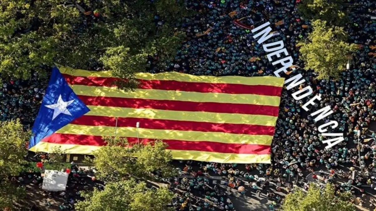 راهپیمایی سالانه استقلال‌طلبان کاتالونیا