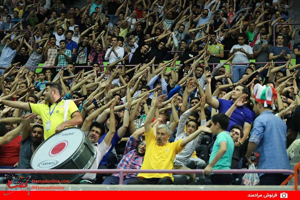گزارش تصویری اعتمادآنلاین از دیدار پایانی مسابقات قهرمانی آسیا و قهرمانی تیم ملی والیبال ایران