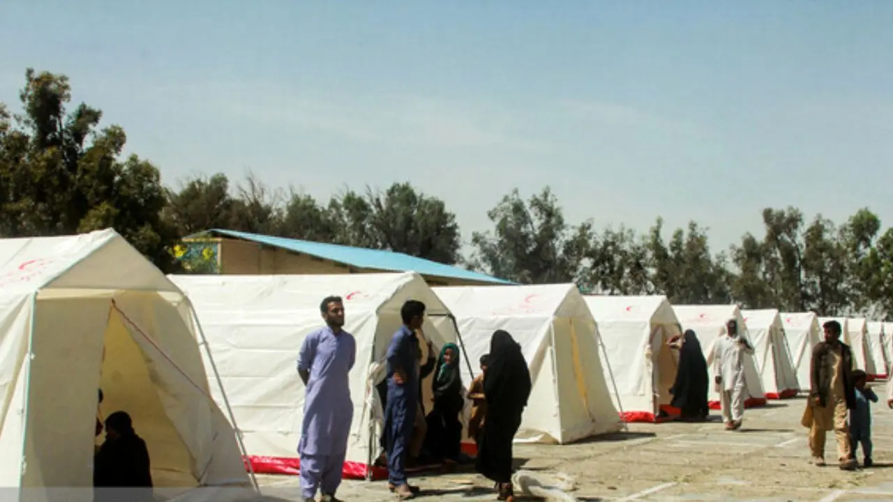 امدادرسانی و اسکان 63 تن در روستاهای سیل‌زده سیستان و بلوچستان