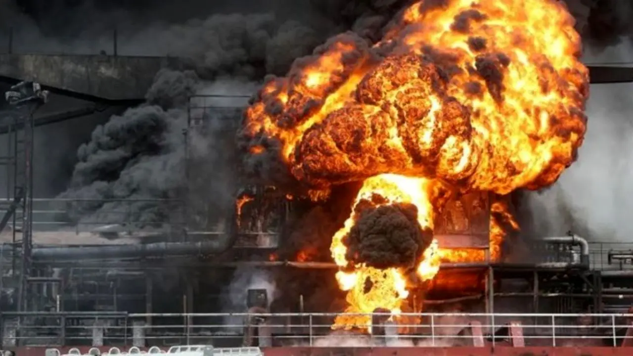 مهار آتش‌سوزی نفت‌کش‌ها در کره‌جنوبی