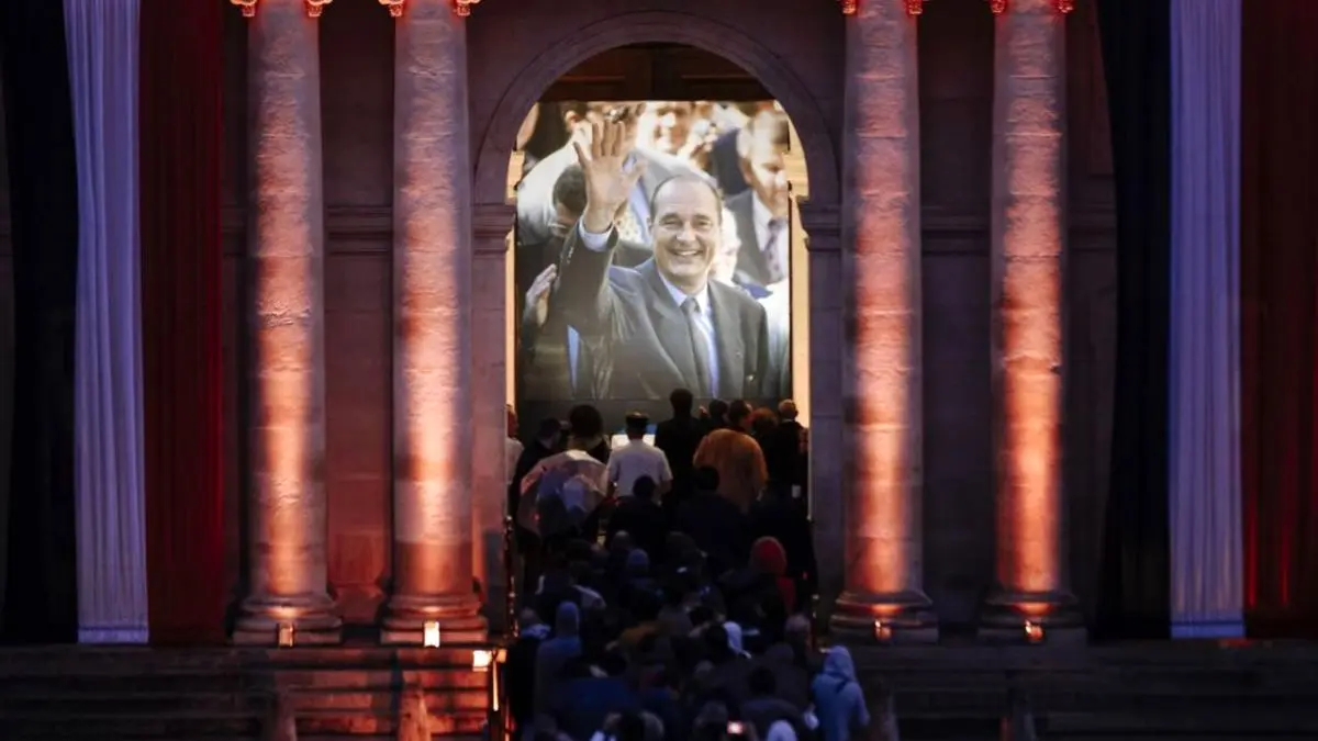 پوتین در مراسم خاک‌سپاری «ژاک شیراک» حضور یافت + ویدئو