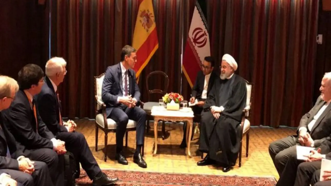 نخست وزیر اسپانیا با روحانی دیدار کرد