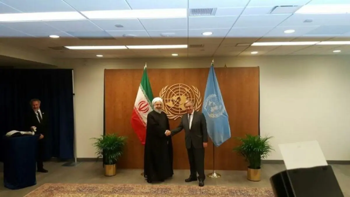 رییس جمهور ایران با دبیرکل سازمان ملل دیدار کرد