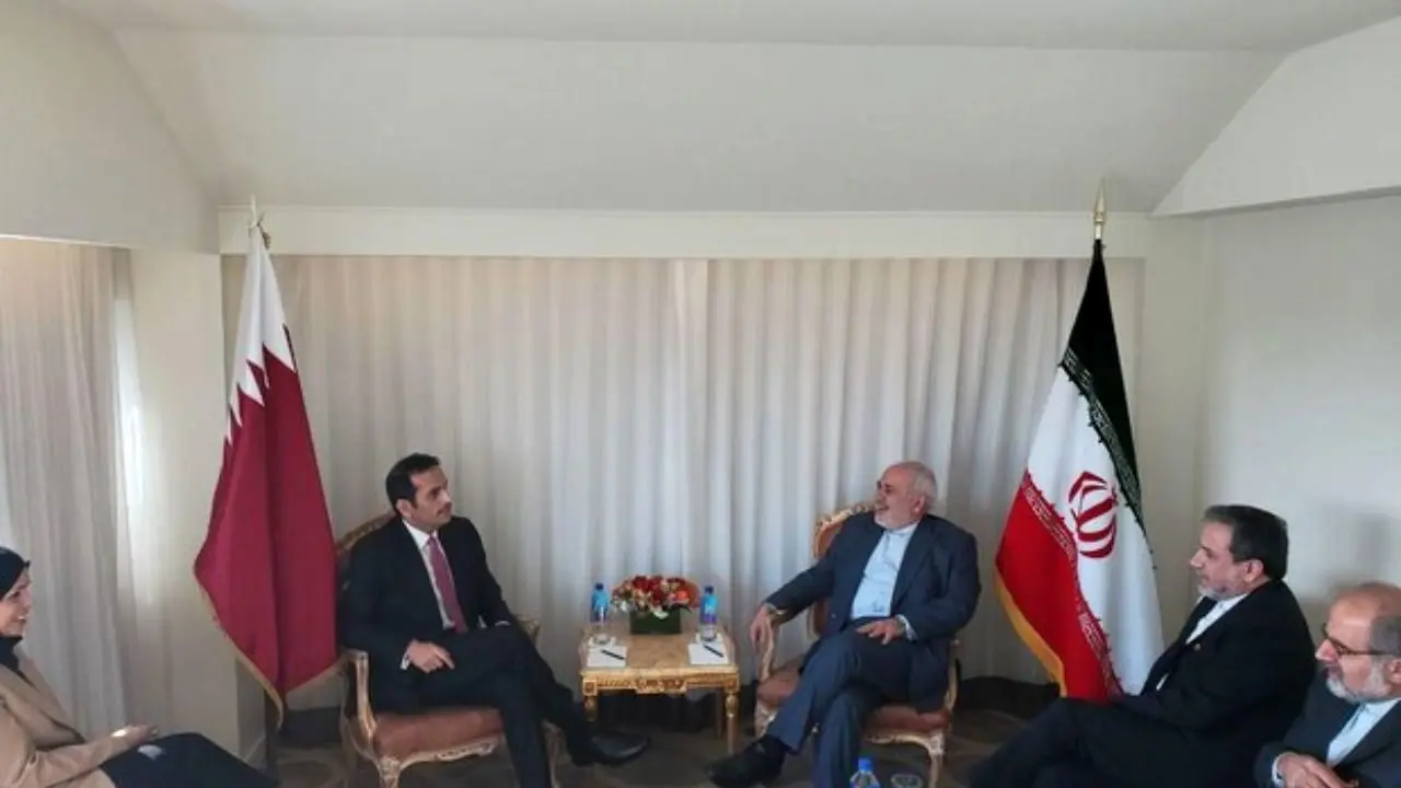 وزرای امور خارجه ایران و قطر دیدار و گفتگو کردند