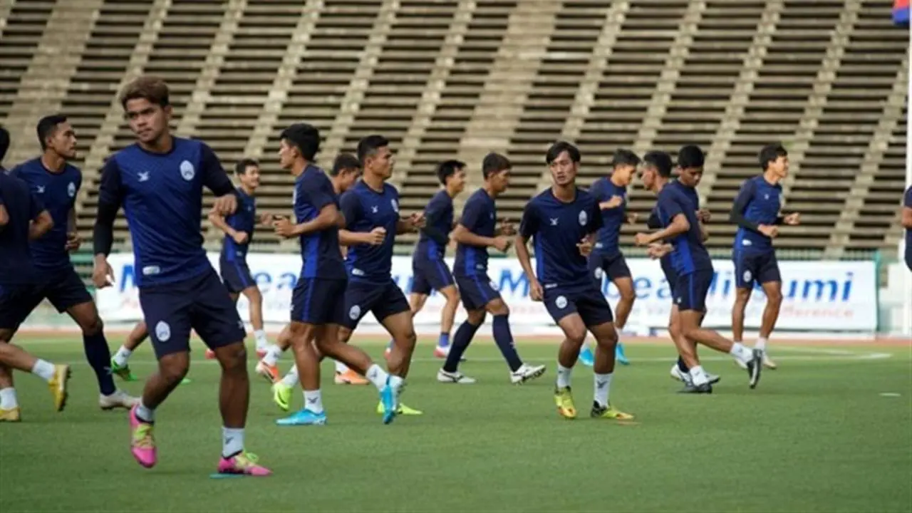 تغییرات گسترده در تیم ملی کامبوج پیش از بازی با ایران