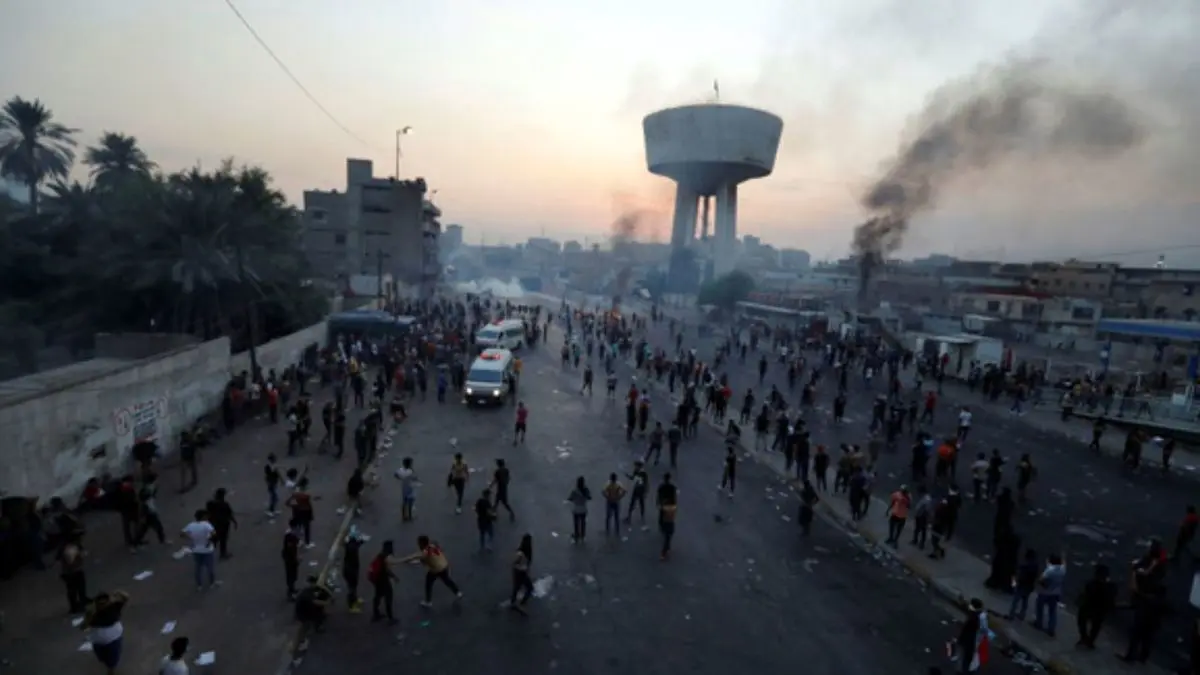 انفجار در یک منطقه دیپلماتیک بغداد