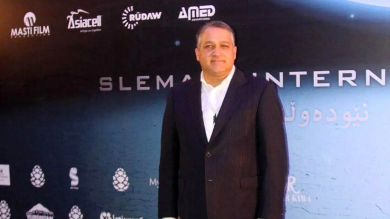 علیرضا تابش در جشنواره فیلم سلیمانیه سخنرانی می‌کند + تصویر