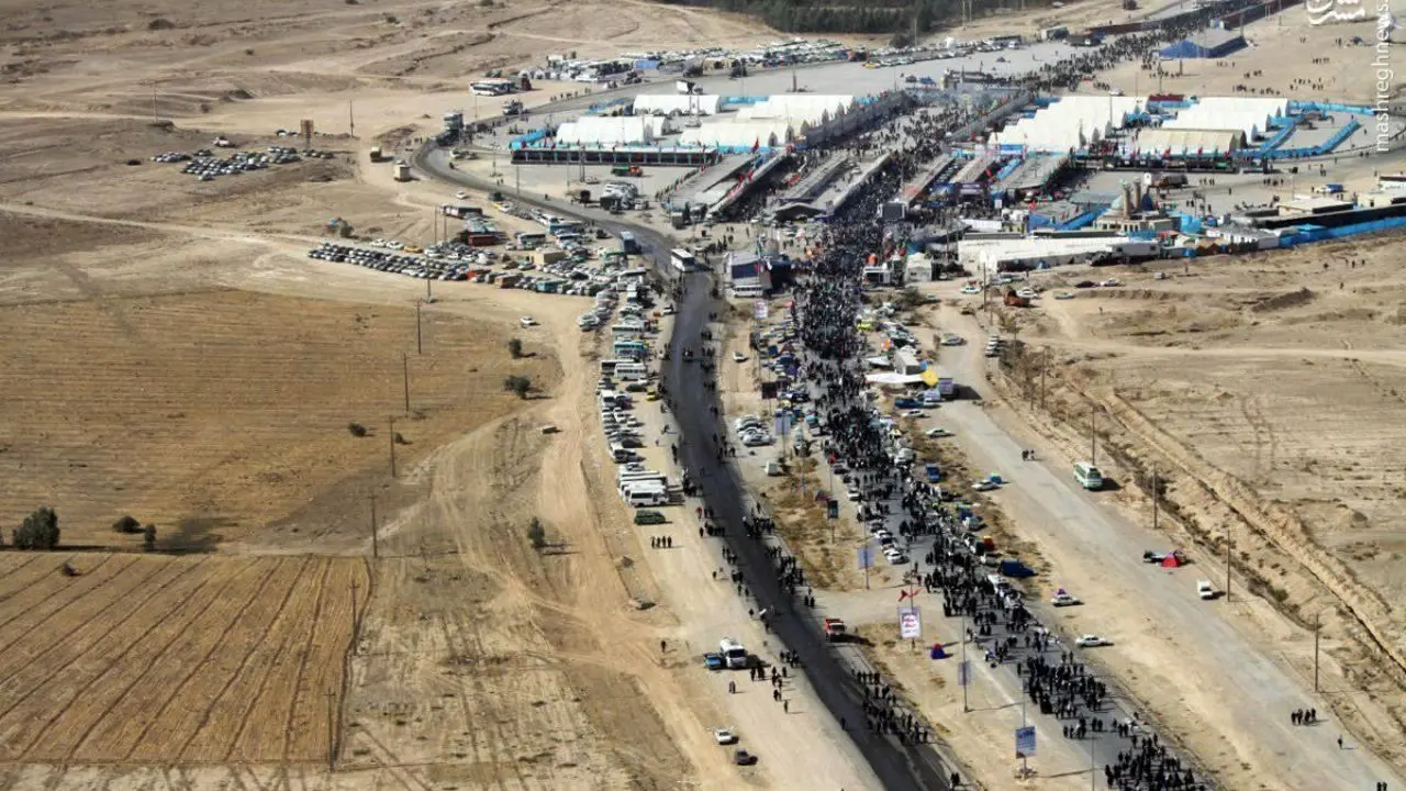 ازدحام جمعیت زائران در مرز مهران + ویدئو