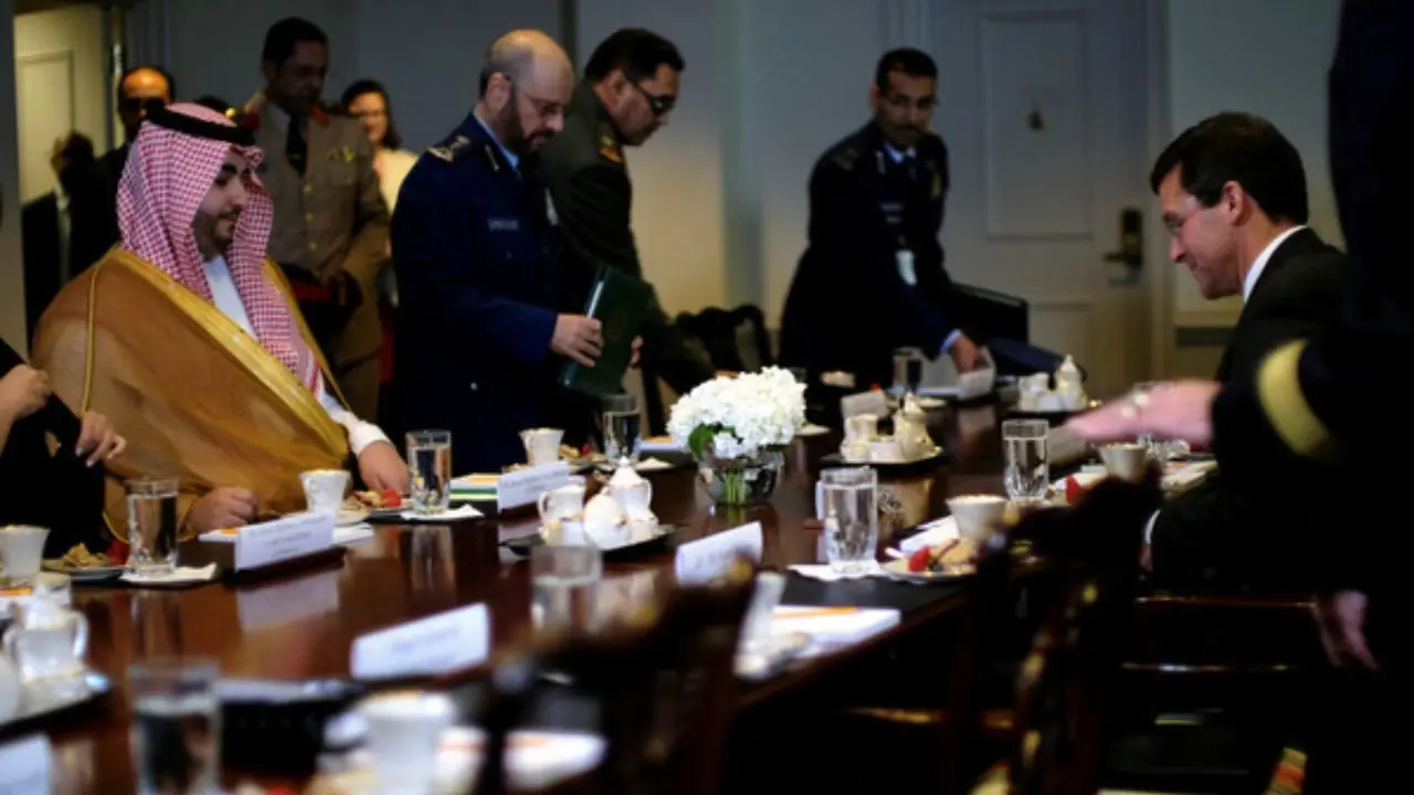 دیدار خالد بن سلمان با وزرای خارجه و دفاع آمریکا