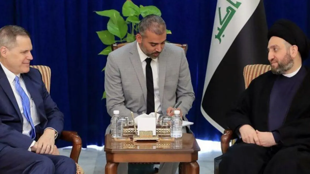 دیدار سفیر آمریکا در عراق با عمار الحکیم