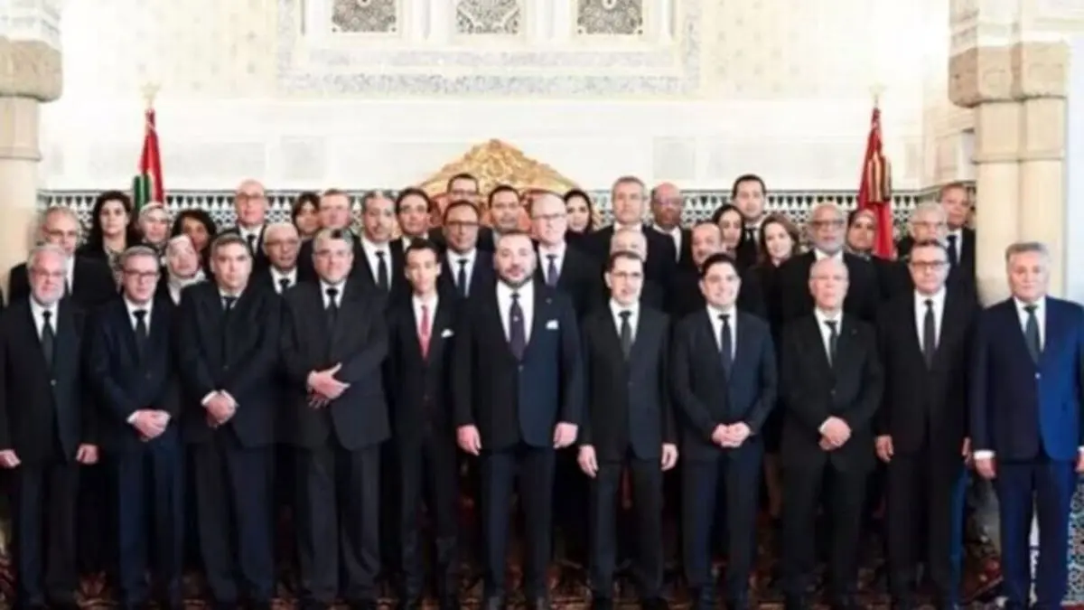 کابینه جدید مراکش در برابر پادشاه این کشور مراسم تحلیف به جا آورد