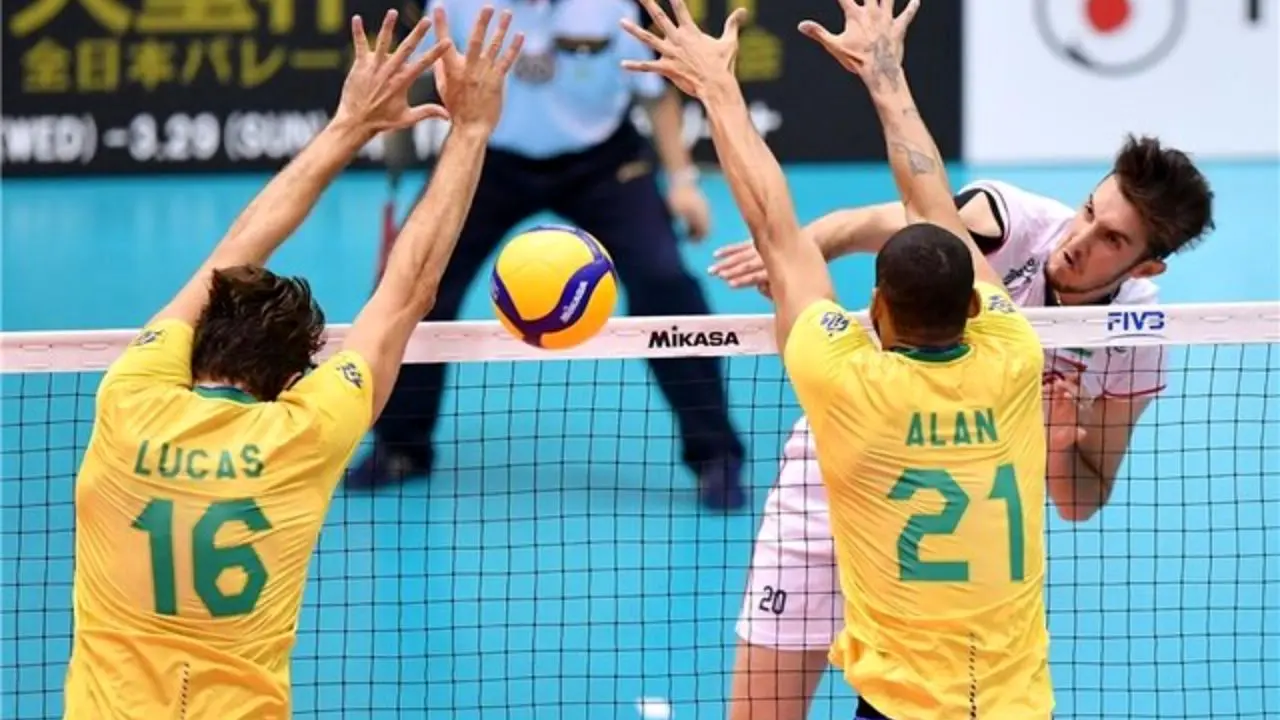 شکست جوانان والیبال ایران برابر برزیل با تجربه