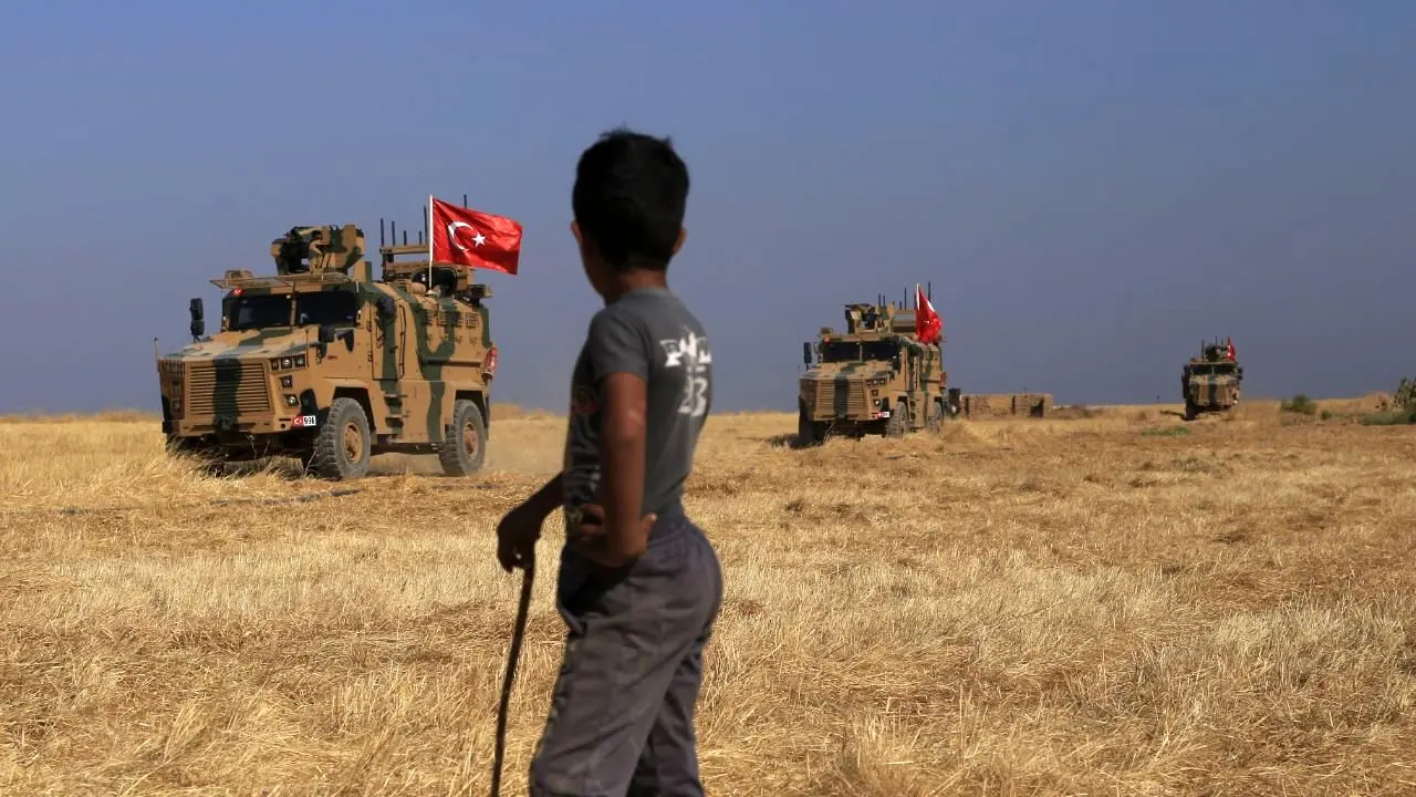 لشکرکشی ارتش ترکیه به مرز سوریه + ویدئو