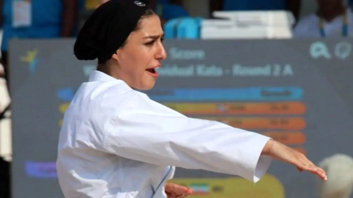 اولین مدال ایران در بازی‌های ساحلی جهان/ صادقی در کاراته نقره گرفت