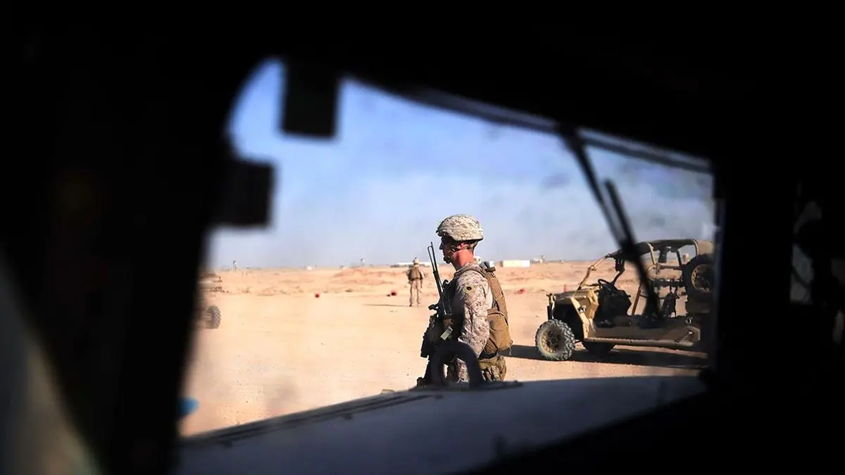 رویارویی ارتش سوریه و آمریکا در مسیر «منبج» + ویدئو