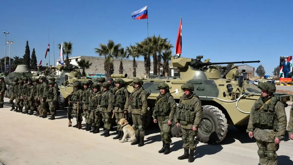 نظامیان روسیه در حال گشت‌زنی در حوالی «منبج» هستند