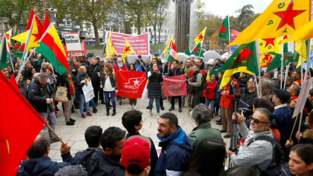 برگزاری راهپیمایی در «کلن» آلمان علیه عملیات ترکیه در شمال سوریه