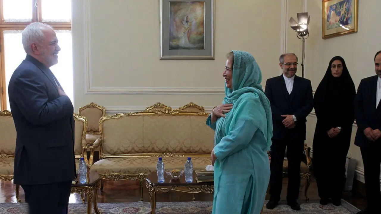 سفیر پاکستان در پایان ماموریتش در تهران با «ظریف» دیدار کرد