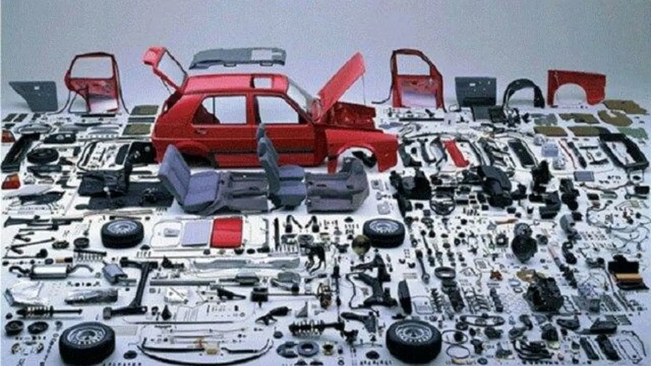 چقدر از قطعات خودرو در بازار داخلی است؟