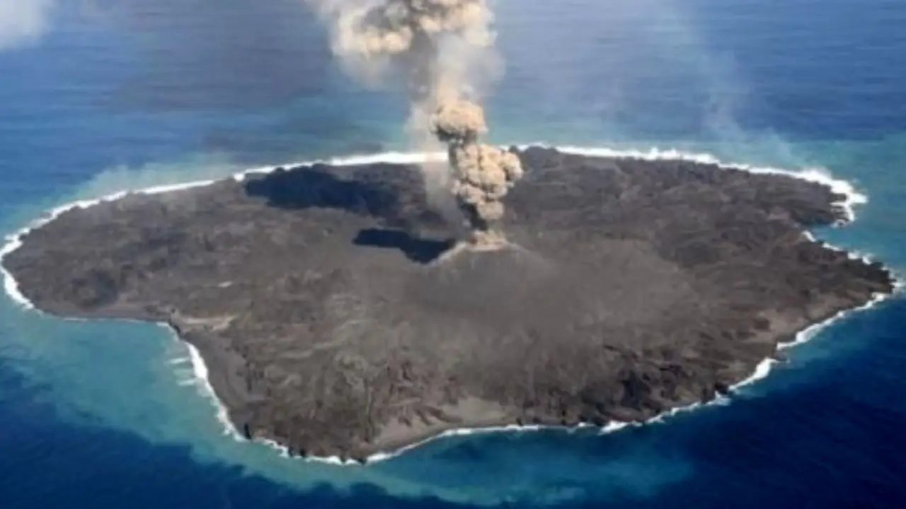 فوران آتشفشان جزیره جدیدی را در مجمع الجزایر تونگا به وجود آورد