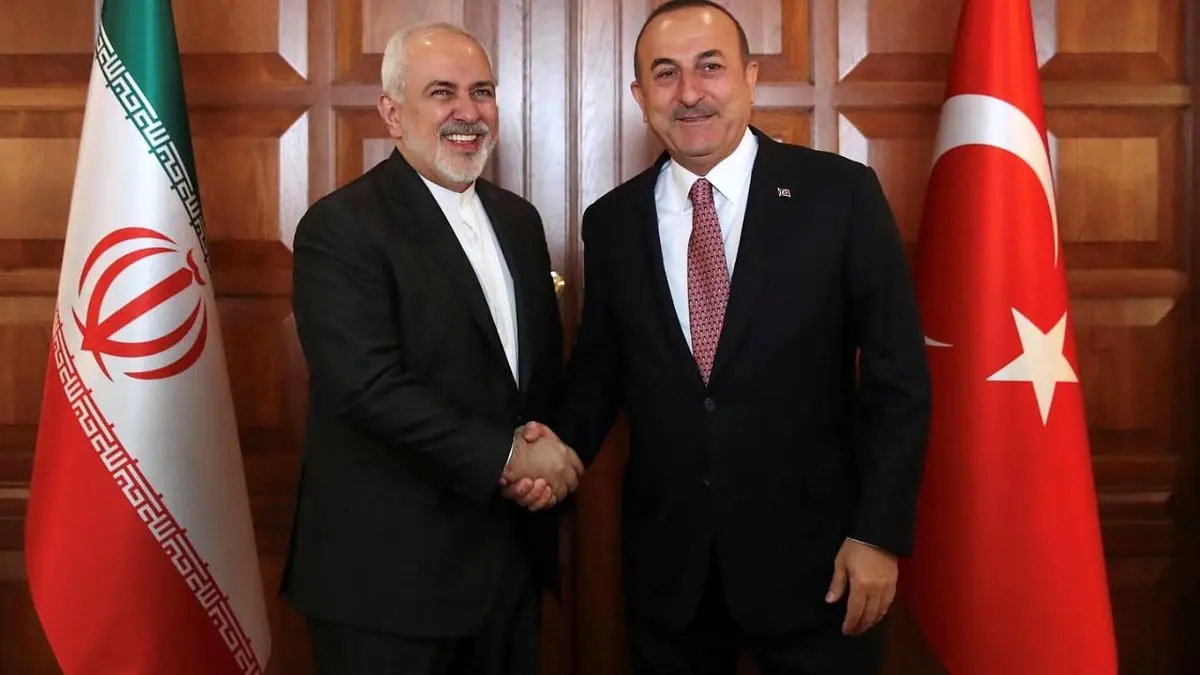 «ظریف» با وزیر امور خارجه ترکیه دیدار کرد