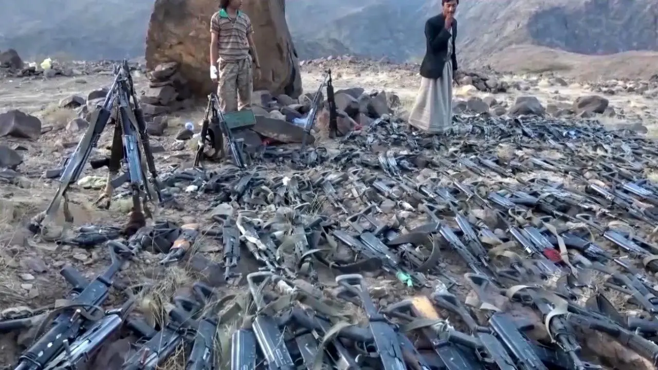 پهپاد جاسوسی عربستان سعودی توسط ارتش یمن ساقط شد + ویدئو