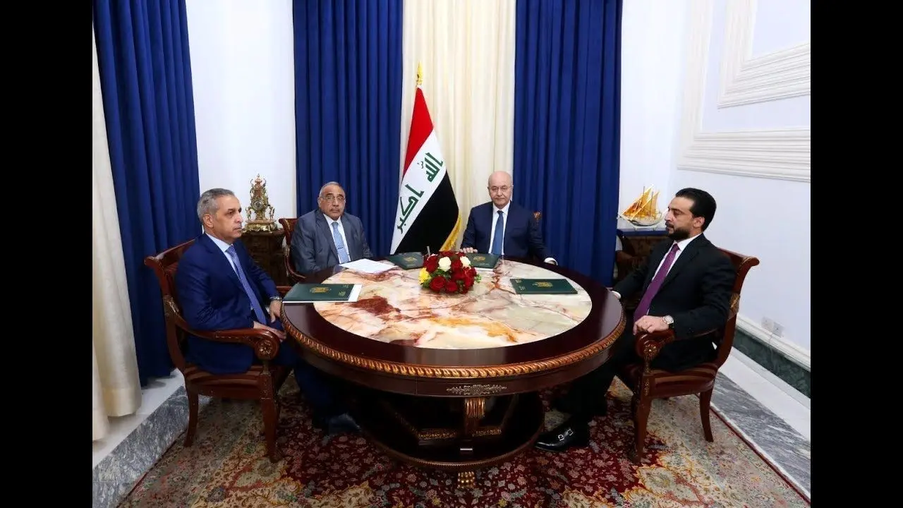 رهبران سه‌گانه عراق با حل امنیتی تظاهرات مخالفت کردند/ تاکید بر آغاز مقدمات اصلاح قانون انتخابات