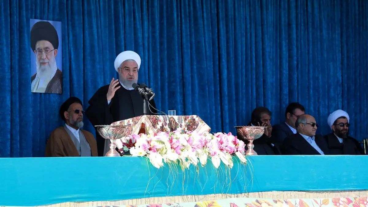 روحانی: سال آینده تحریم تسلیحاتی ایران برداشته می‌شود + ویدئو