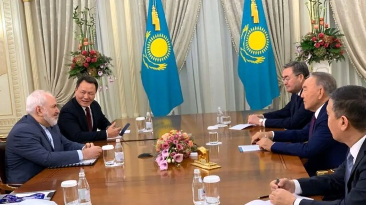 وزیر امور خارجه با «نورسلطان نظربایف» دیدار کرد