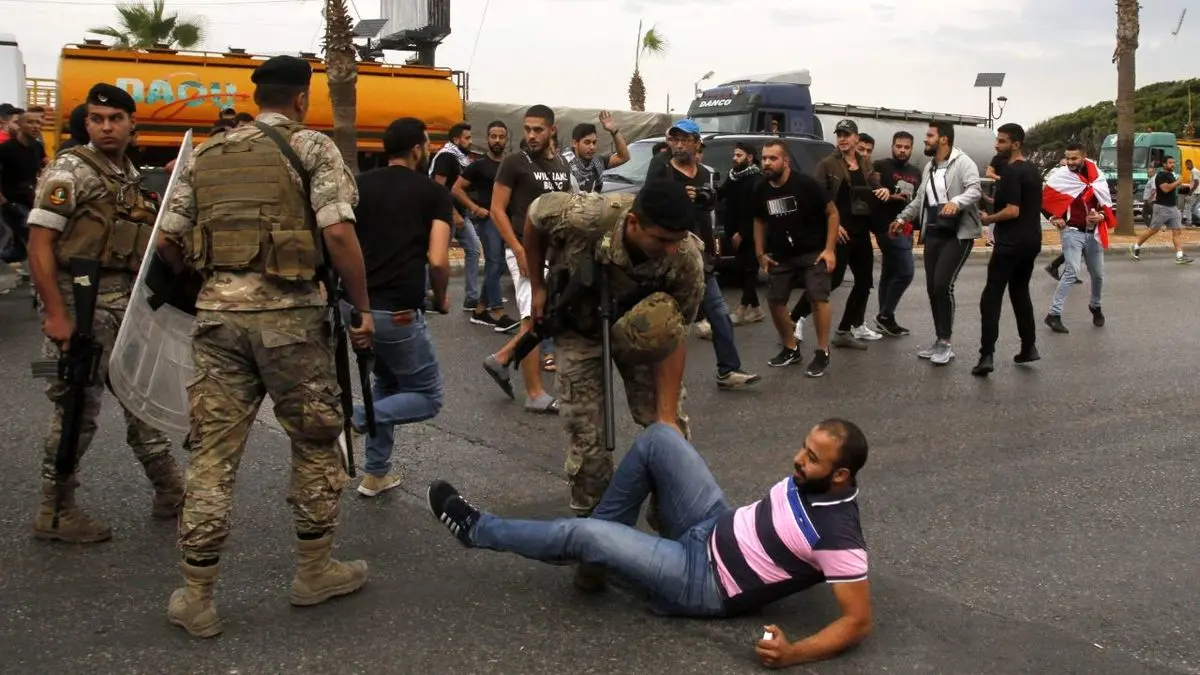 ارتش لبنان: کشته شدن یک معترض صحت ندارد