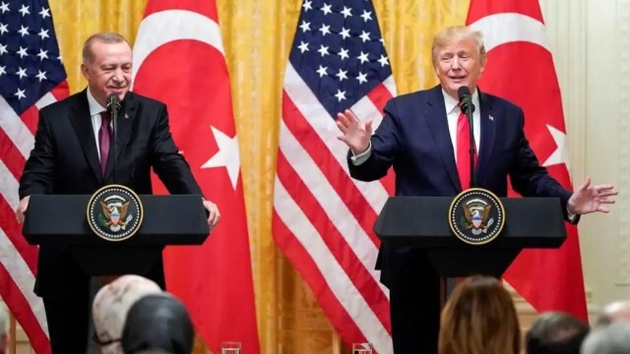 اردواغان: ترکیه هیچ مشکلی با کردها ندارد/ترامپ: اردوغان با تروریسم می‌جنگند