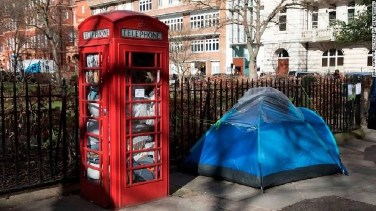 بی‌خانمانی 22 هزار نفر از جوانان انگلیسی در آستانه سال نو میلادی