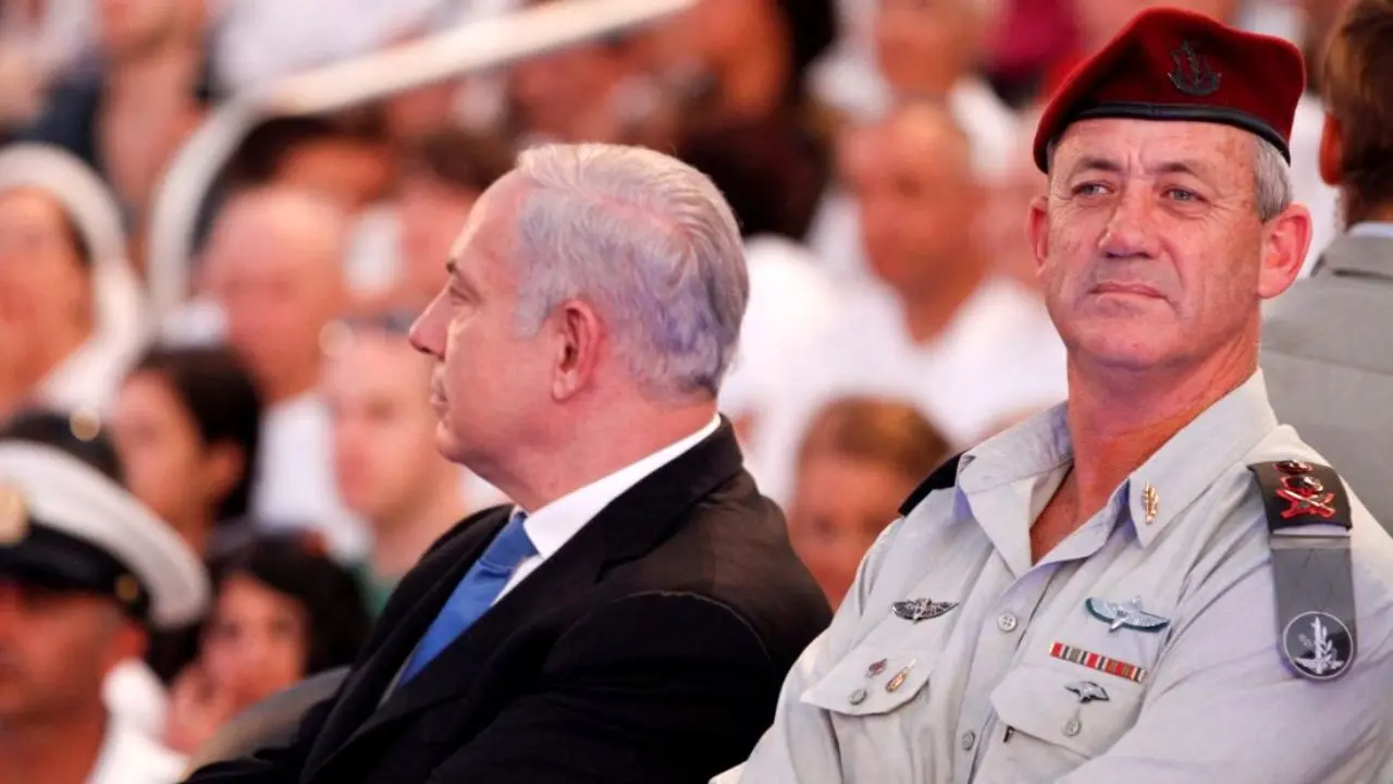 «گانتز» خواستار استعفای «نتانیاهو» از تمام پست‌های وزارت شد