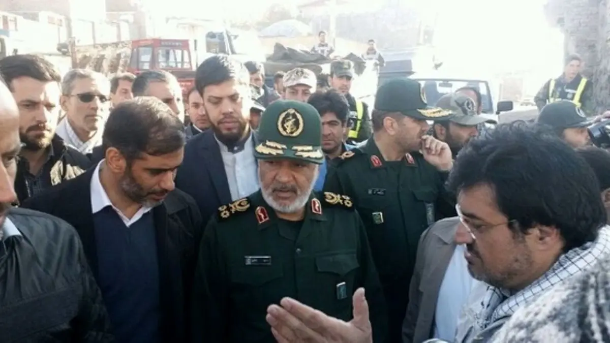 فرمانده کل سپاه پاسداران وارد مناطق زلزله‌زده آذربایجان‌شرقی شد