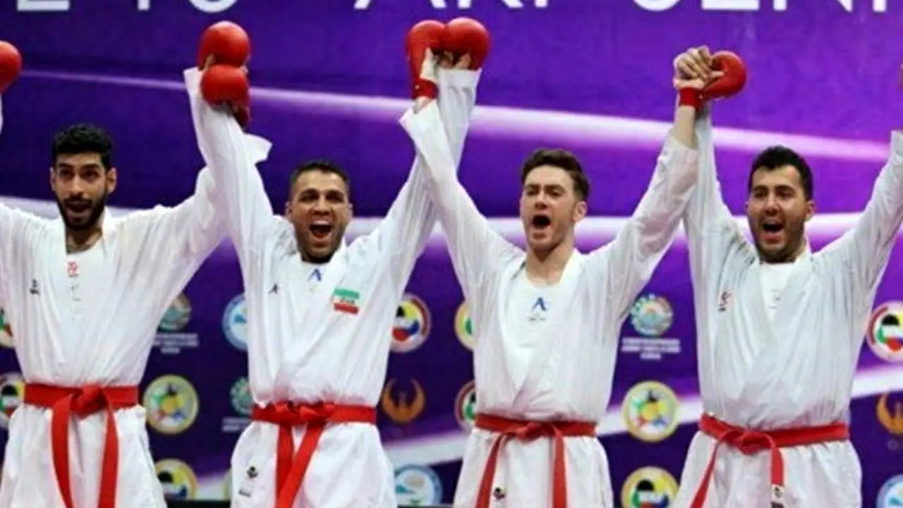 چهارمی کاراته ایران در مجموع مسابقات و نایب قهرمانی در کومیته