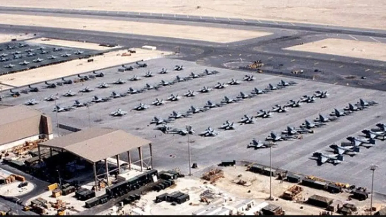 بزرگترین پایگاه هوایی آمریکا در عراق هدف قرار گرفت