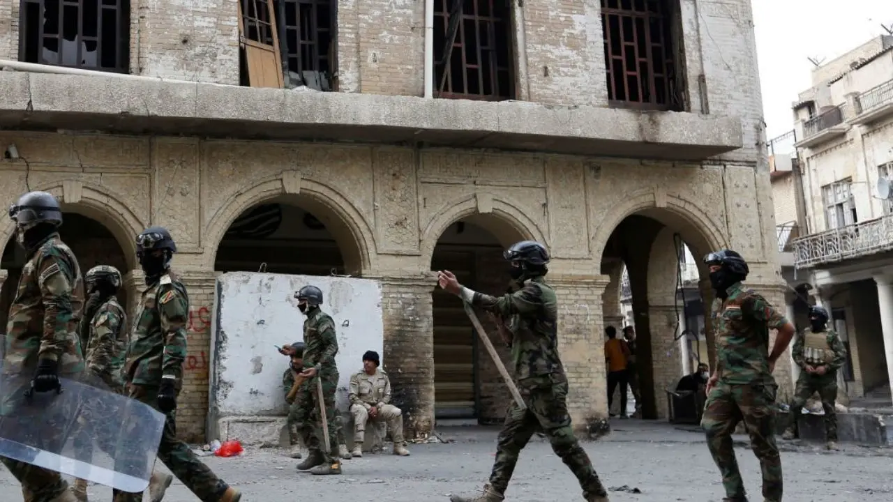 9 نظامی بر اثر پرتاب نارنجک در اطراف بانک مرکزی عراق زخمی شدند