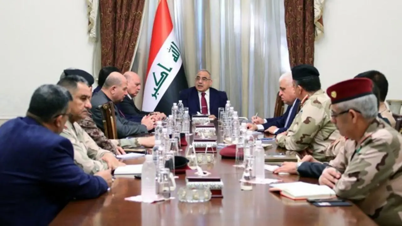 استعفای «عبدالمهدی» در نشست شورای امنیت ملی عراق بررسی شد