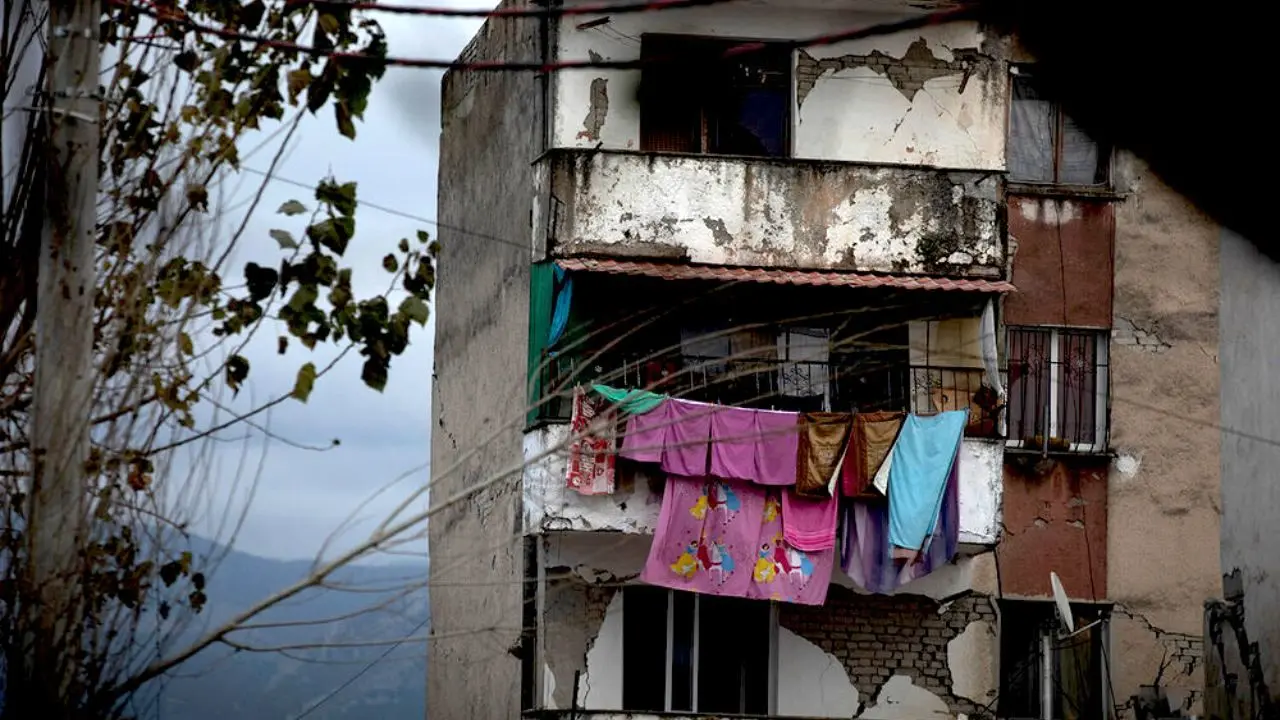 تخریب خانه‌های آلبانی پس از زلزله‎ + تصاویر